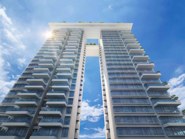 Boulevard_88_External_1 — A high-rise buildings featuring balconies, situated in Boulevard 88